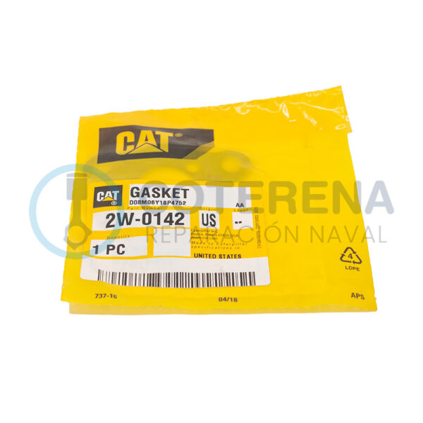 Gasket CATERPILLAR 2W-0142. New Ref. No.: 2W-0142